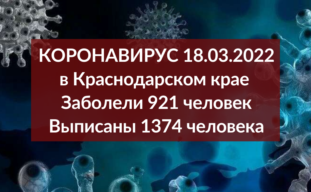 На Кубани выросло количество заболевших коронавирусом